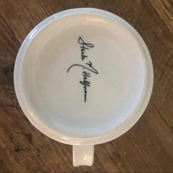 Anthro Starla Halfmann “M” Coffee | Tea Mug Cup - Picture 4 of 6